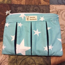 Medium Pleated Makeup Bag