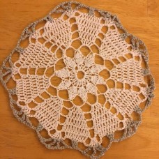 Crocheted 8" Doily