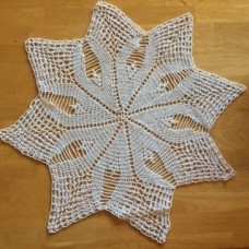 Crocheted Large Star Doily