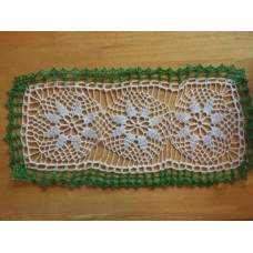 Crocheted Large Rectangular Doily
