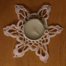Crocheted Tea Light Holder - Various Colors