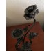 Wrought Iron Candle Holder - Rose