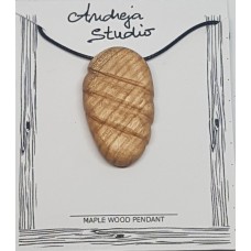Oval Maple Wood Pendant Oval Maple Wood Pendant