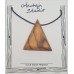 Triangle Olive Wood Pendant