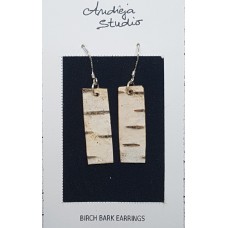 Birch Bark Dangle Earrings 